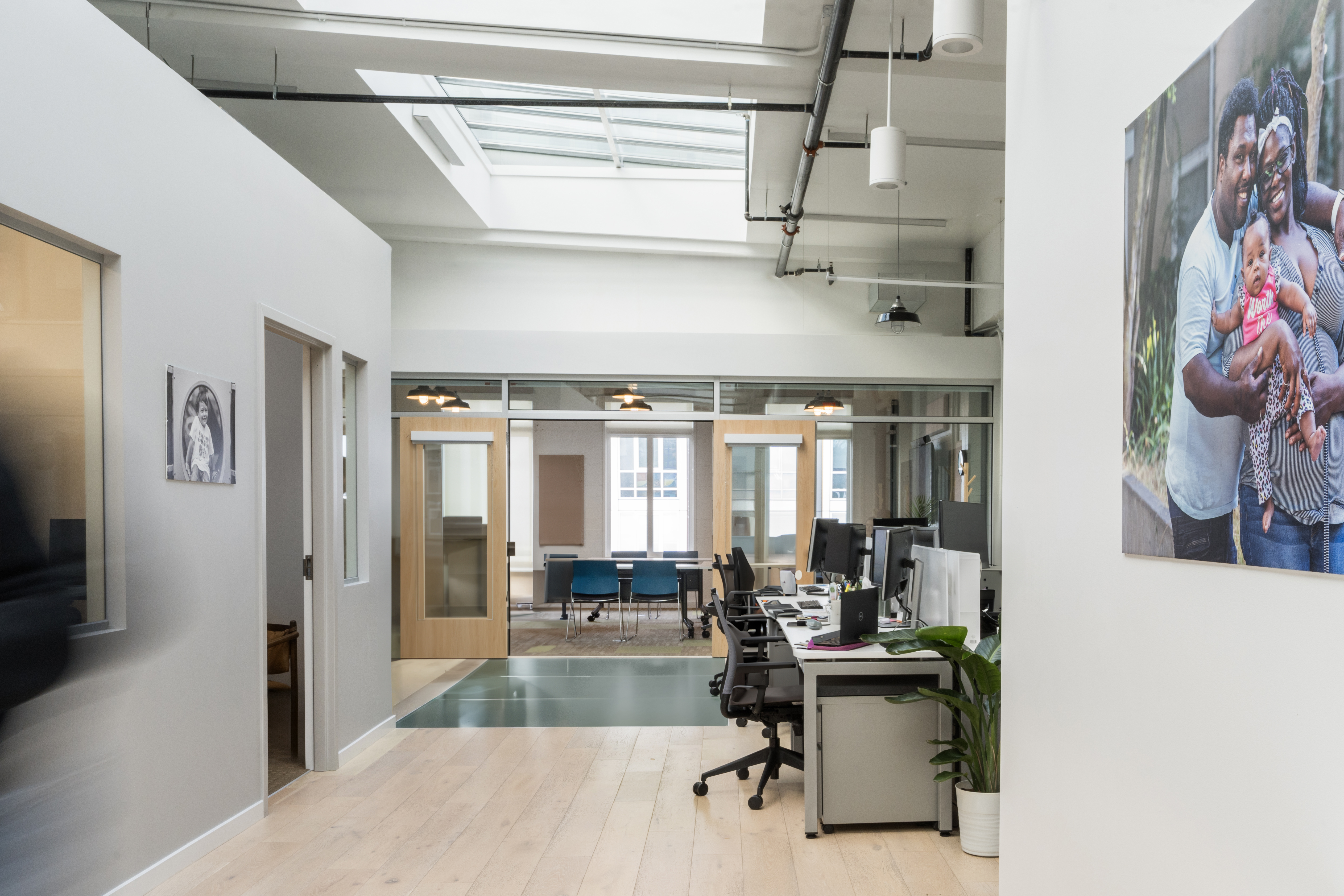 Office showing desk and chair