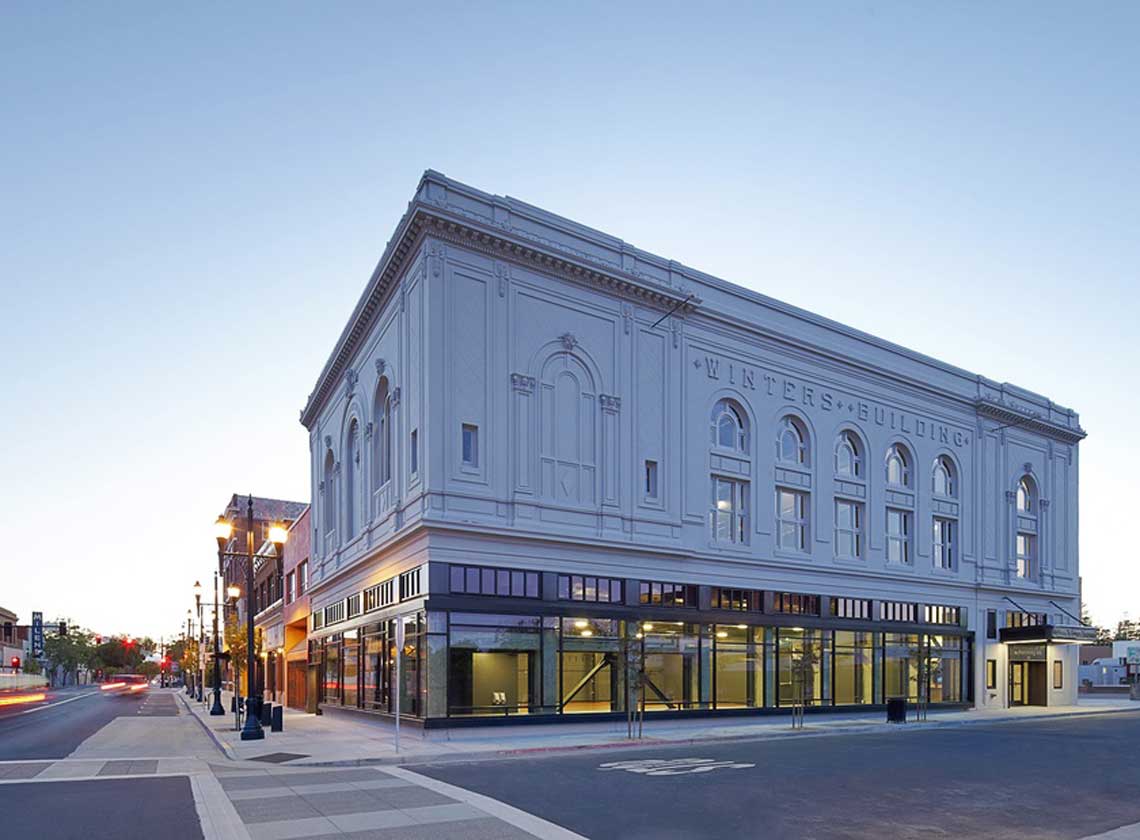 Exterior corner view of EBCPA at 11th Street and MacDonald in Richmond