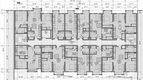 architects rendering of floor plan