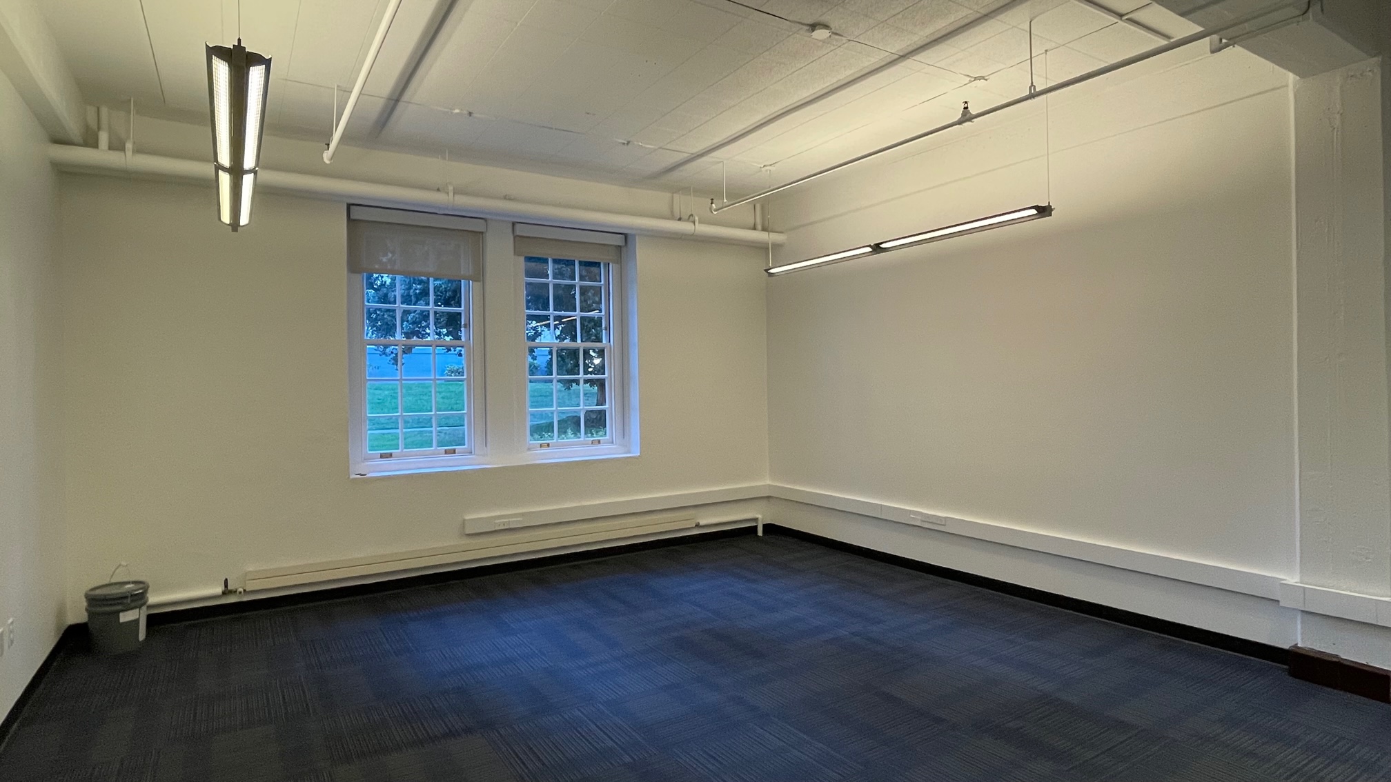 interior office image showing two windows