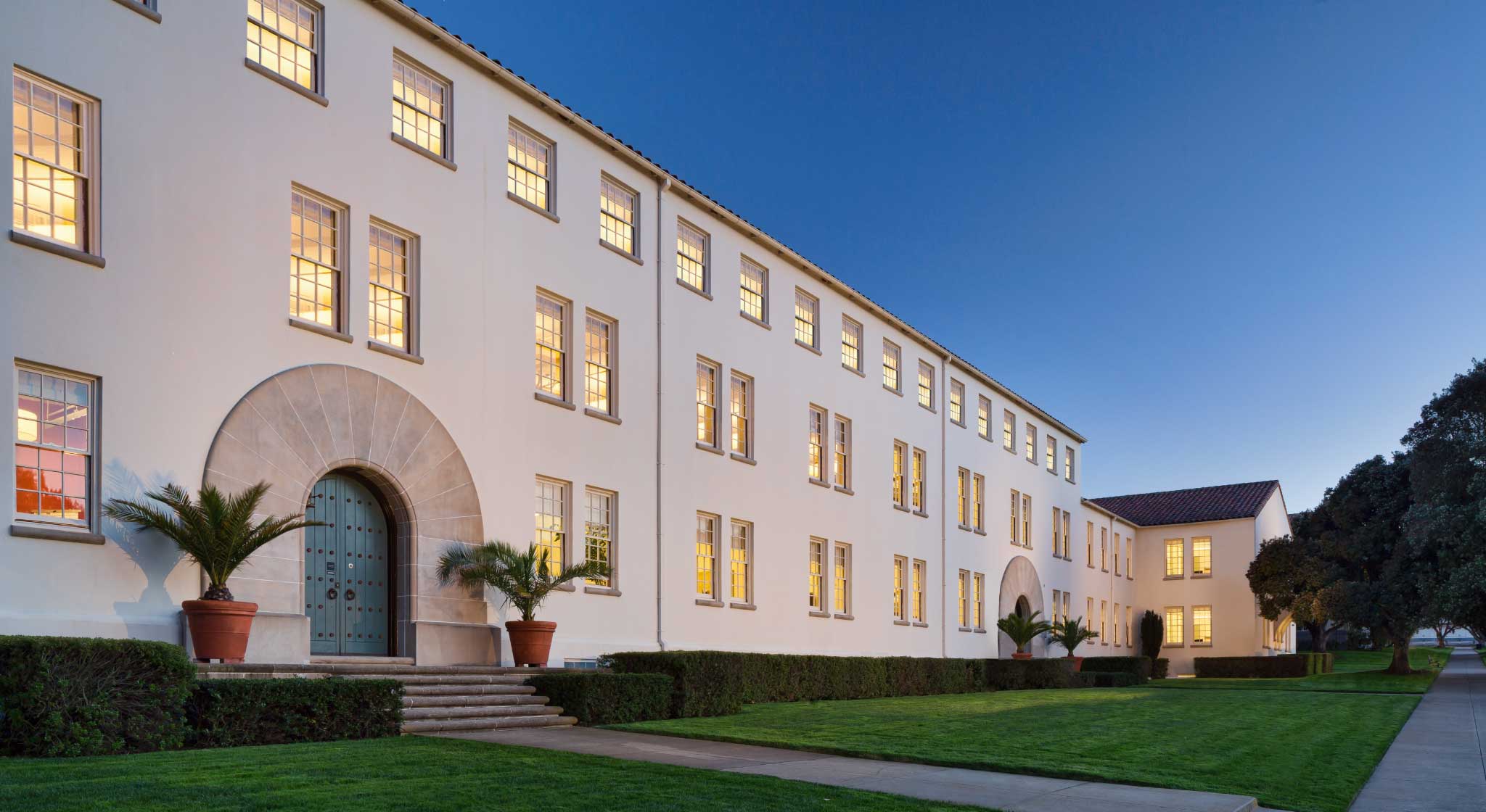 Exterior of Building 38 on Keyes Avenue