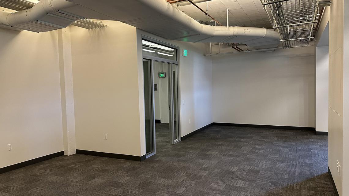 Photo of interior office space towards entrance